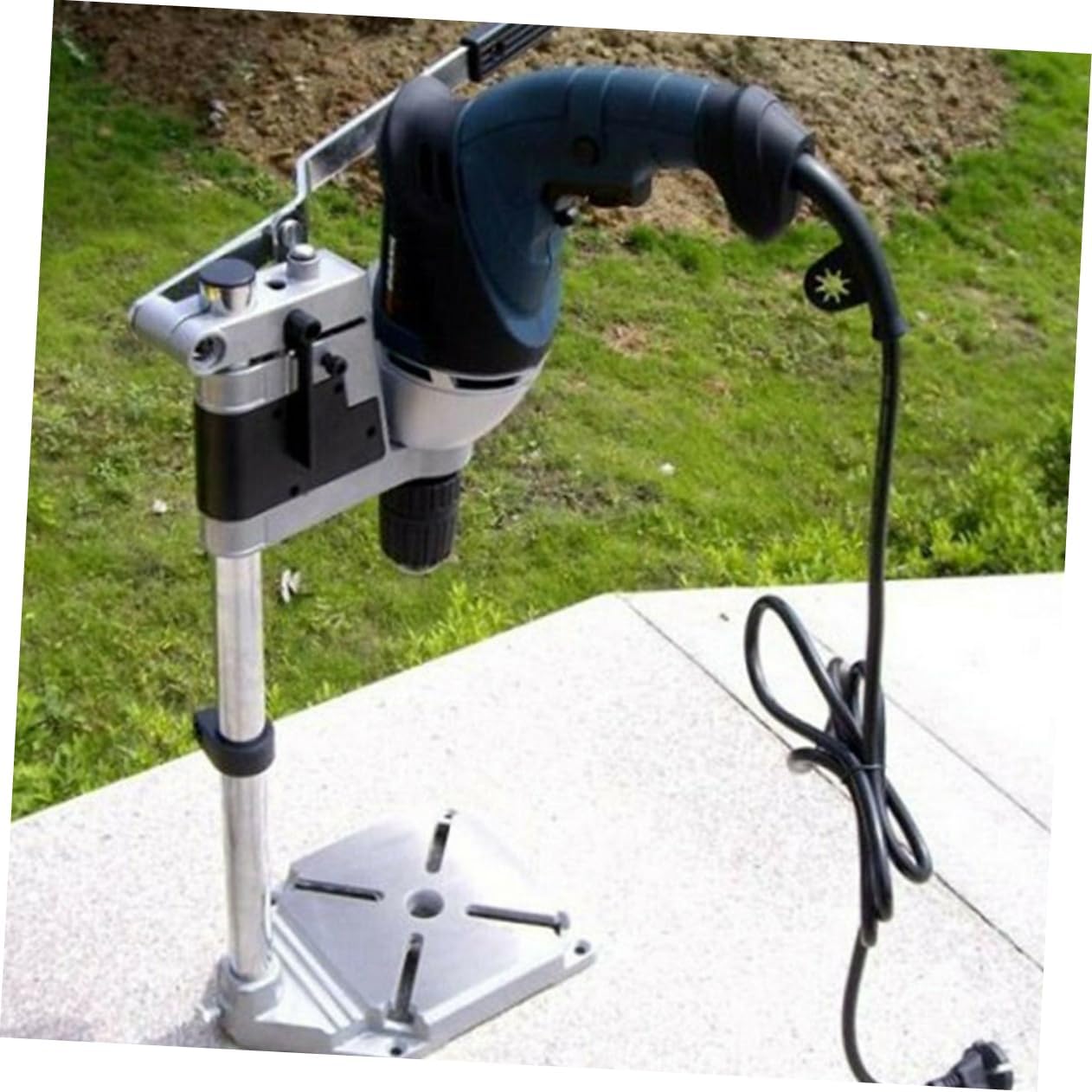 Angoily 1set Adjustable Single Drill Rack for and Construction for Applications