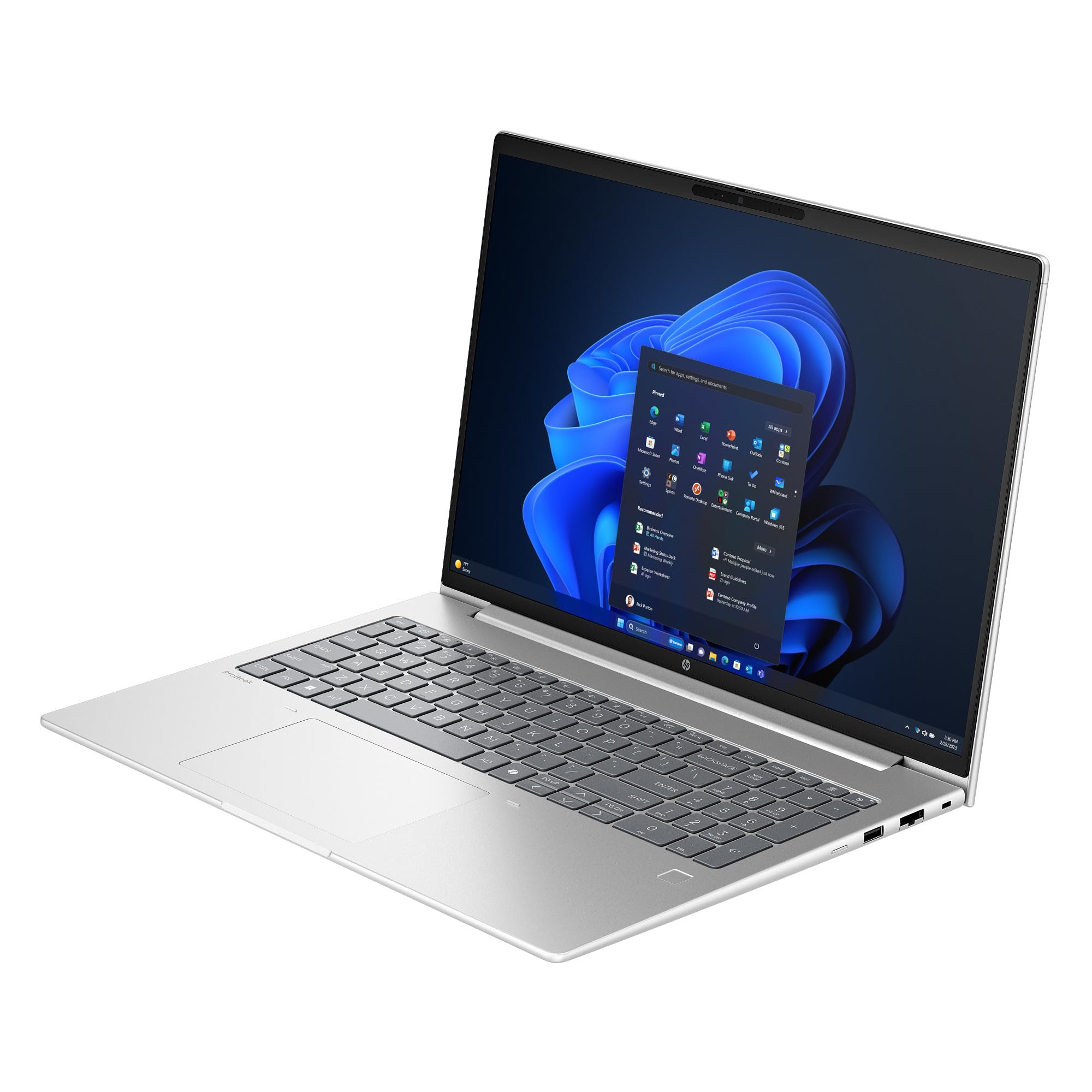 HP ProBook 4 G1i Laptop 16" WUXGA – Intel Core Ultra 5 – 16GB DDR5 High-Speed RAM – 512GB SSD – Windows 11 Pro – Tastaturbeleuchtung – Business Notebook