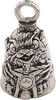 Vista 29 de Guardian Bell Good Luck Bell w/Keyring & Black Velvet Bag Motorcycle Bell Lead-Free Pewter Made in USA