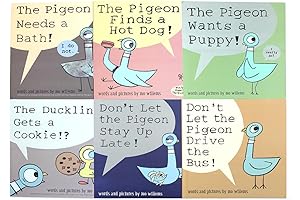 Don't Let The Pigeon Series 6 Books Collection Gift for Kindergarten Children Boy Girl