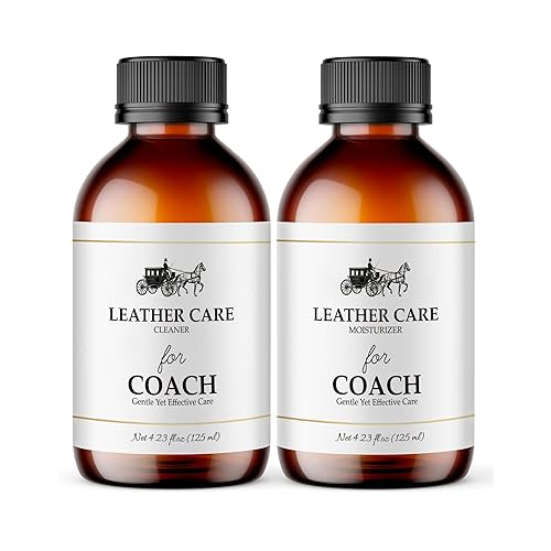 Leather Cleaner & Moisturizer Set for Coach, Gently Cleans Luxury
