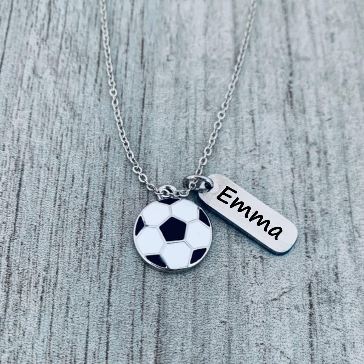 Personalized Engraved Soccer Necklace, Custom Soccer Charm Jewelry Gifts for Soccer Players, Teams & Coaches - Image 7