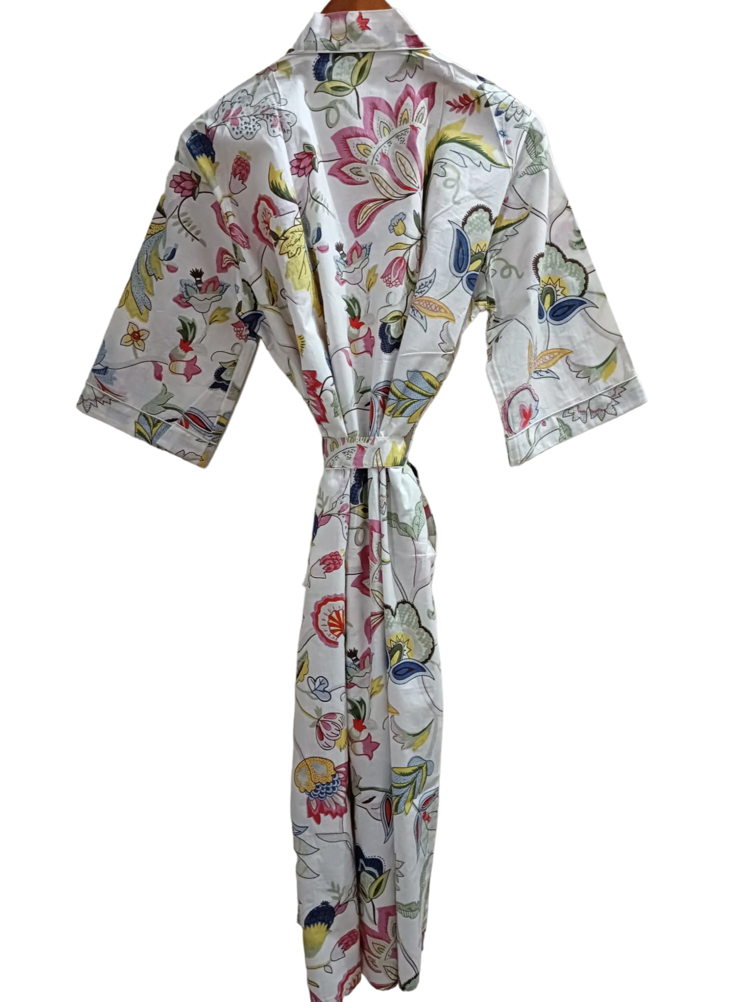 Kimono de mujer con estampado de moda, túnica de algodón ligera