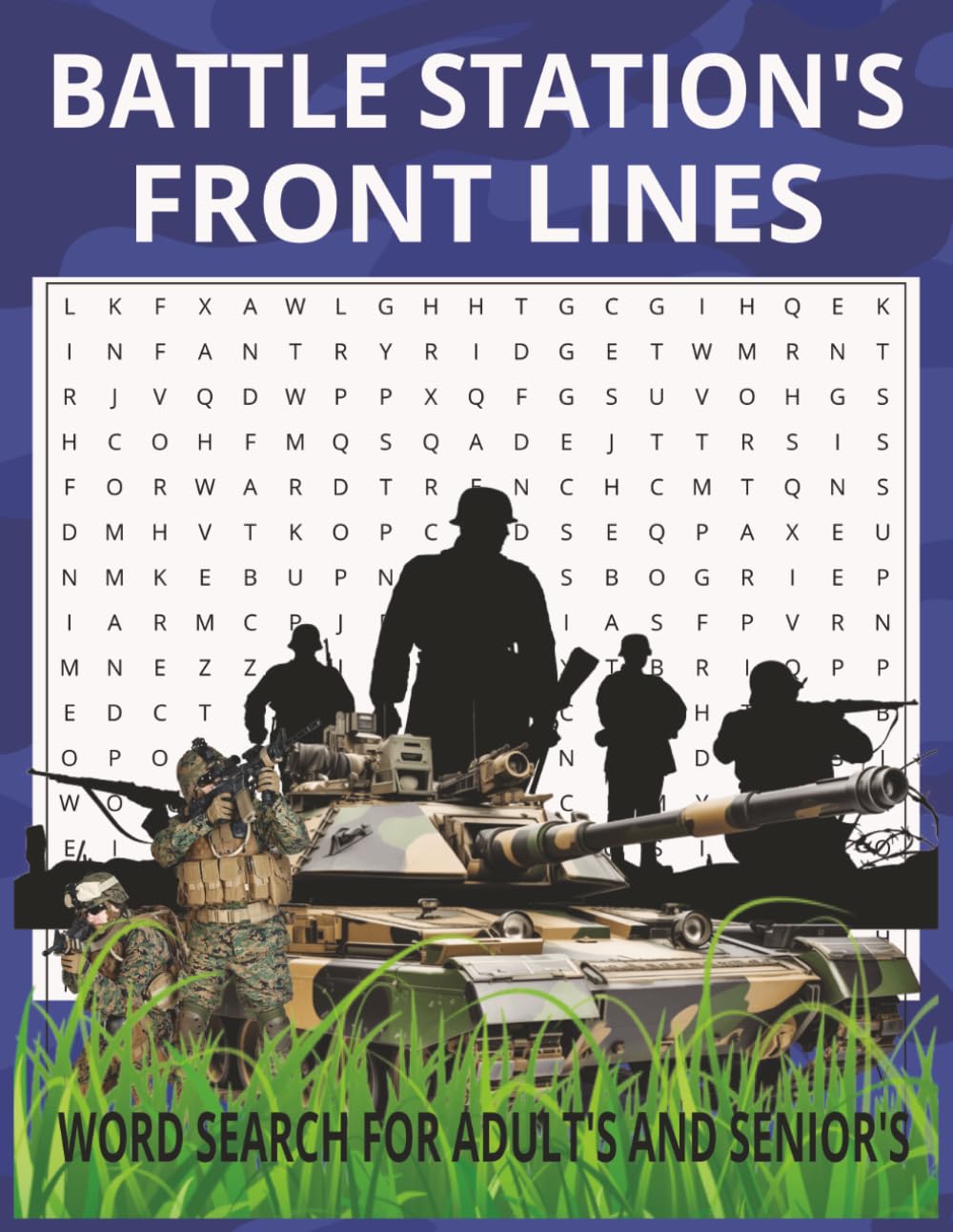 BATTLE STATIONS FRONT LINE WORD SEARCH BOOK (WWII WORDSEARCH FOR ADULT'S)