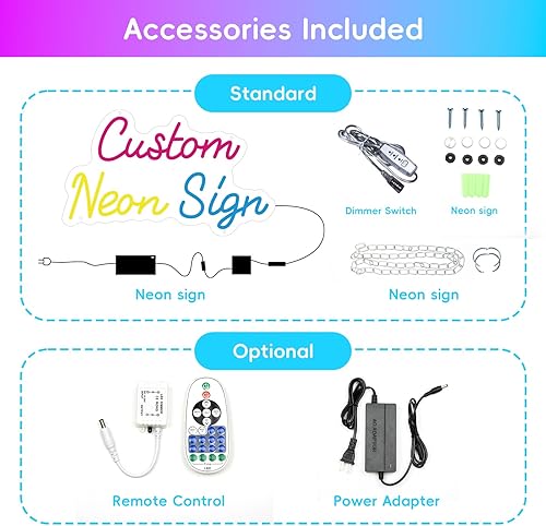 Miniatura 6 de Custom Neon Signs for Wall Decor, Neon Sign Customizable, Personalized LED Light Up Sign Customized Neon Name Signs for Wedding Reception Birthday