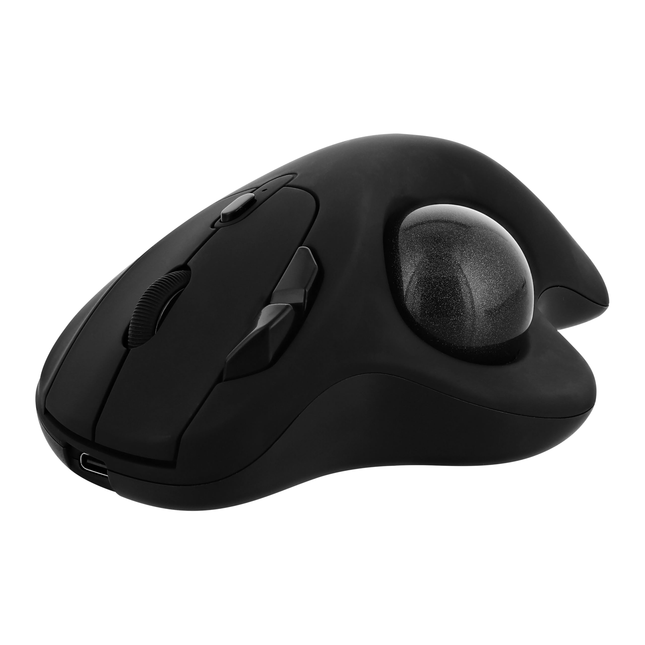 T'nB - Souris Trackball Rechargeable sans Fil, Bluetooth avec 6 Commandes, Design Ergonomique, Précis et Fluide - Noir