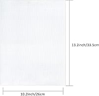 Vista 3 de Pllieay 5 piezas de 7 hojas de lona de malla de plástico, malla de ojos para bordado, manualidades de hilo acrílico, proyectos de punto y ganchillo
