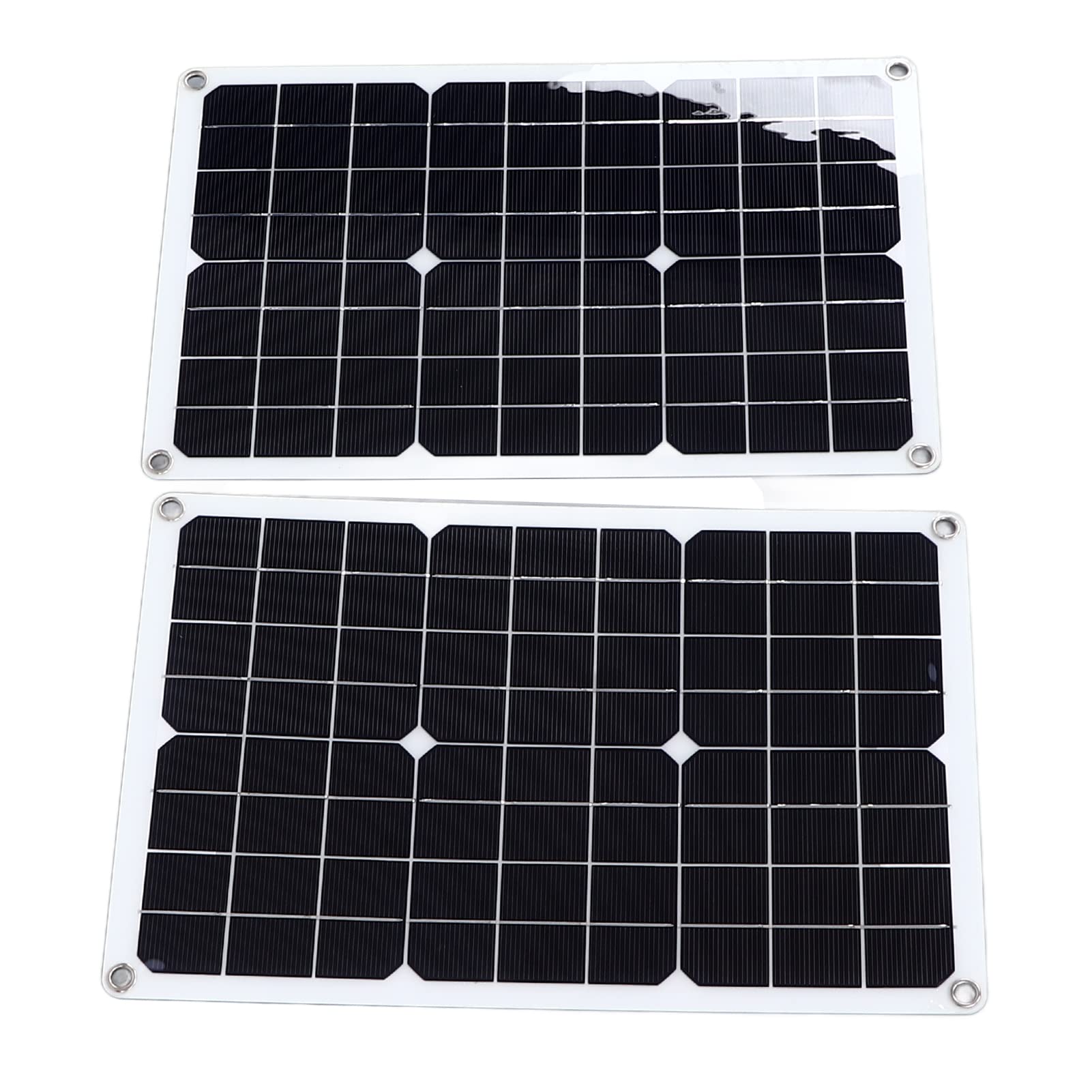 Paneles solares portatiles 40W de silicio monocristalino para acampada pack de 2