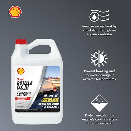 Miniatura 13 de Shell Rotella ELC Anticongelante + refrigerante, vida prolongada, 1 US GAL/3.785L