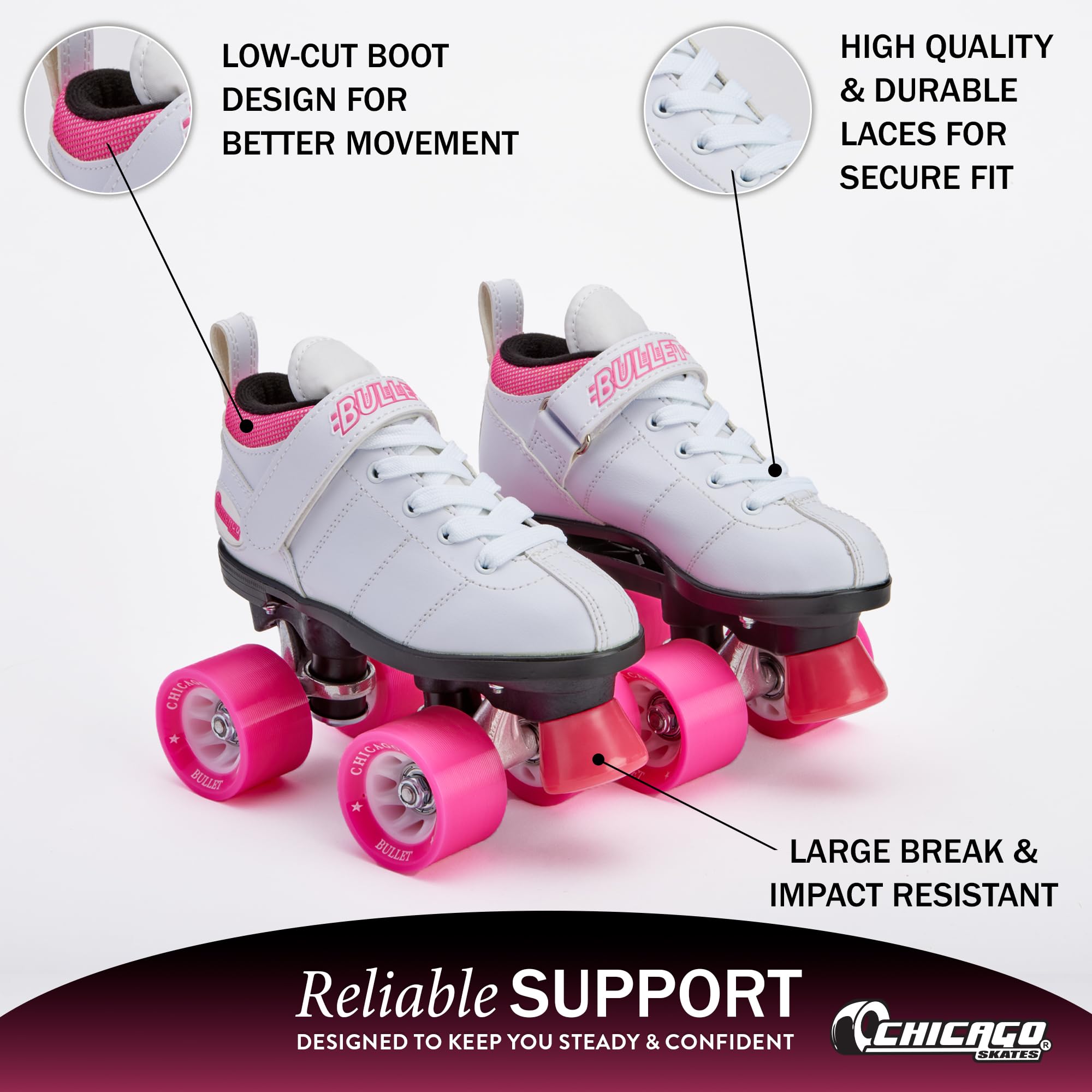 Chicago Patines Bullet Speed para Mujer