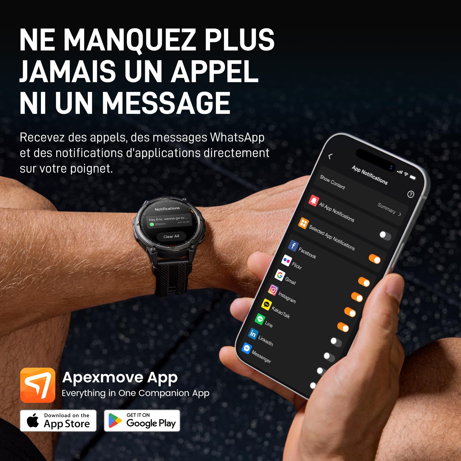 KOSPET ORB 2 Montre Connectée Homme, GPS, Lampe Torche LED et Talkie Walkie | Robuste, Militaire Lunette en Alliage, 1,43'' AMOLED, 5ATM/IP69, 500mAh, Moniteur de Fréquence Cardiaque/sommeil, Android/iOS