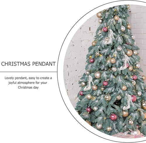 Miniatura 9 de Alipis Adornos de Navidad novedosos colgantes de tacones altos, juego de 6 piezas para decoración del árbol de Navidad del hogar