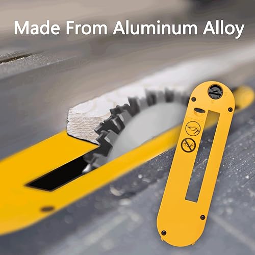 Miniatura 4 de TonGass Dado - Placa de garganta compatible con sierra de mesa portátil DeWalt de 10 pulgadas (DWE7490 DWE7491 DWE7491RS DWE7492)  Hecho de aleación