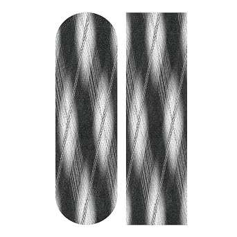 Kigai Black White Plaid Skateboard Grip Tape 9x33 inch Waterproof Sandpaper Longboard Griptape Non Slip Bubble Free Sheet for Scooter, Rollerboard