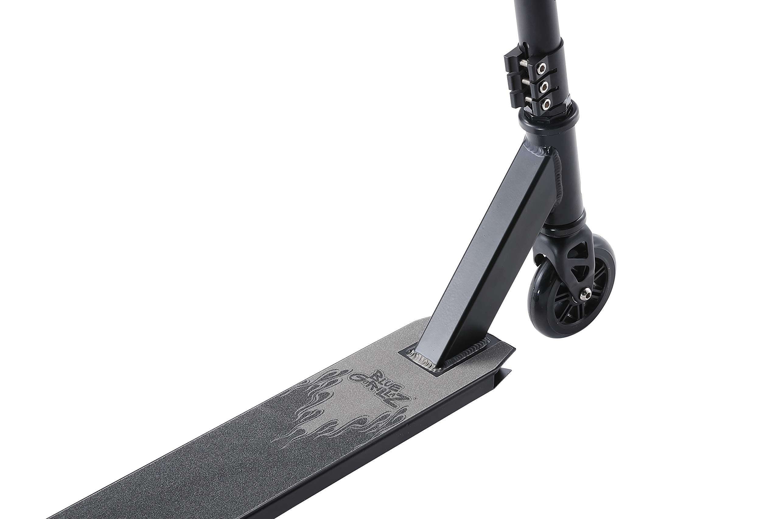 Freestyle Stunt Scooter Monopattino per bambini dagli 8 anni, 100mm Fun Kick Trick Scooter, Nero