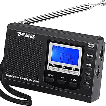 ガチャピン専用 FMラジオ アラーム機能付き 折りたたみ式 Amazon.co.jp: ZHIWHIS ラジオ 小型ポータブル FM/AM/SW ワイド