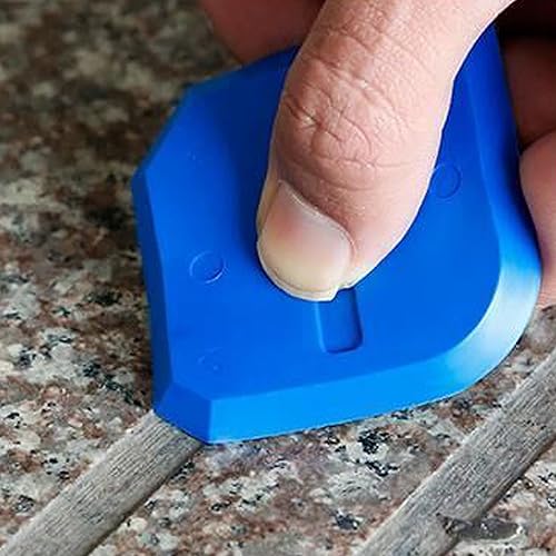 Miniatura 6 de Juego de 2 herramientas de calafateo de silicona, herramienta de acabado de sellador, raspador de lechada para cocina, baño, sellador de ventana,