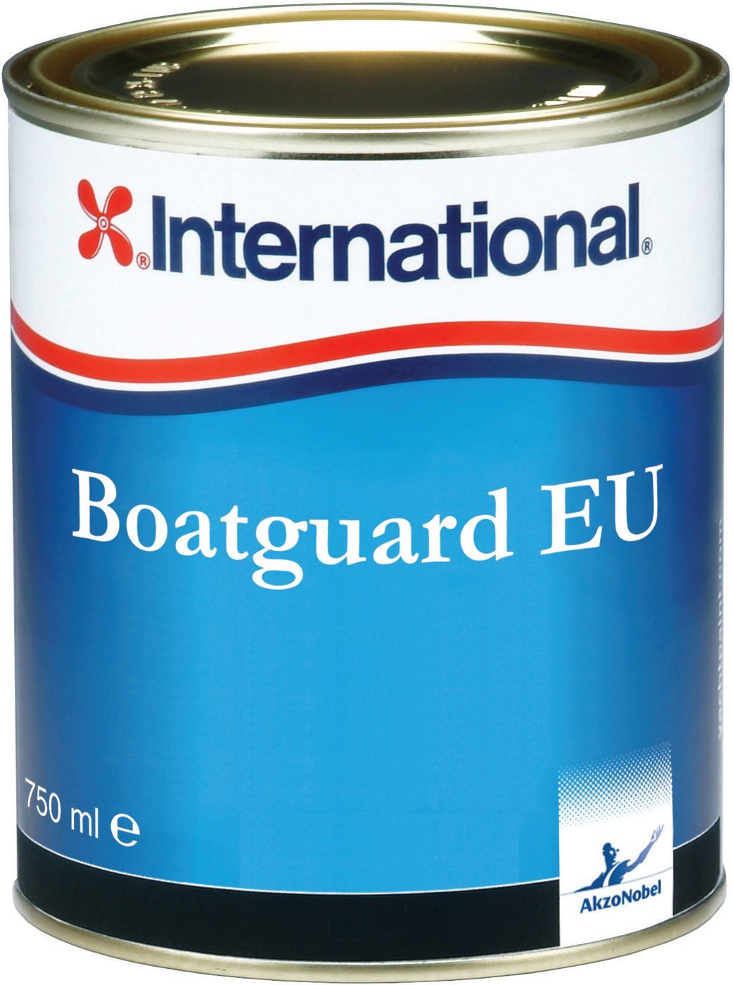 International BoatGuard EU Antifouling Paint, YBB810/750ML, red, 2,5L