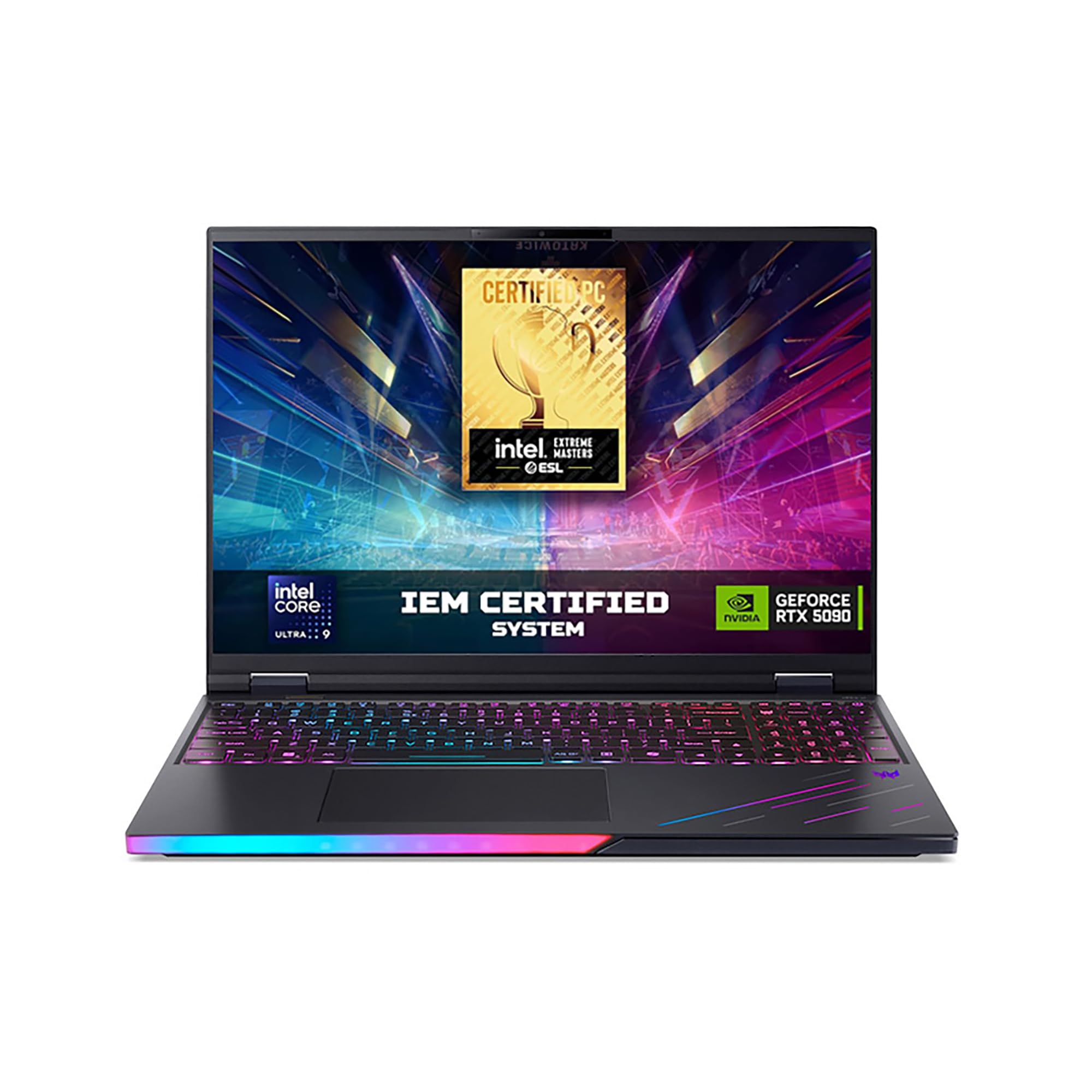 Acer Predator Helios 16 AI PH16-73-91GR Notebook Gaming, NVIDIA GeForce RTX 5090 24 GB GDDR7, Intel Core Ultra 9 275HX, RAM 32 GB, 2 TB SSD, Display 16" OLED WQXGA 240 Hz, Windows 11 Home