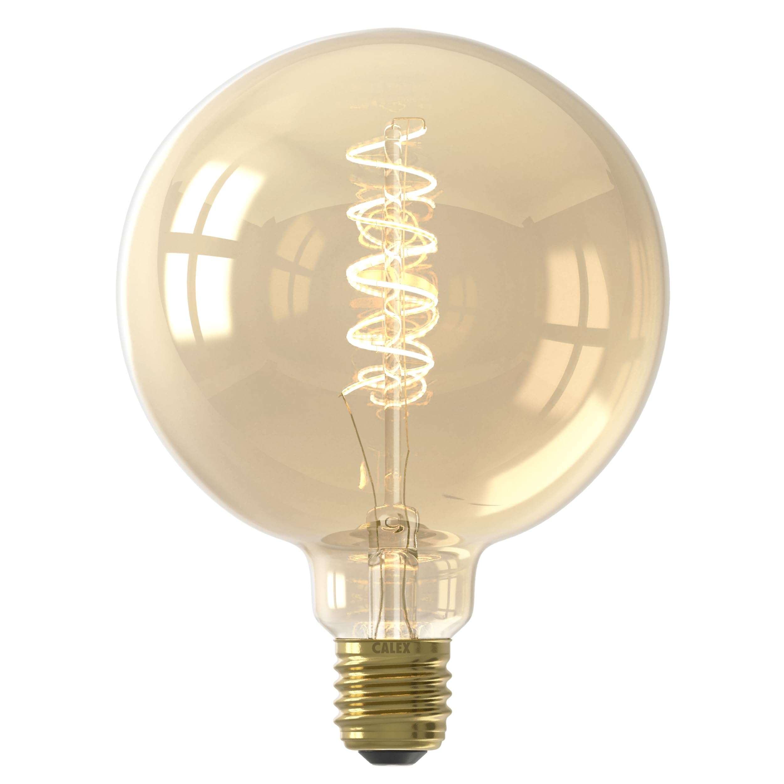 Calex Gold E27 Led G95 Spiral Filament 4W 200Lm 2100K Dimmable