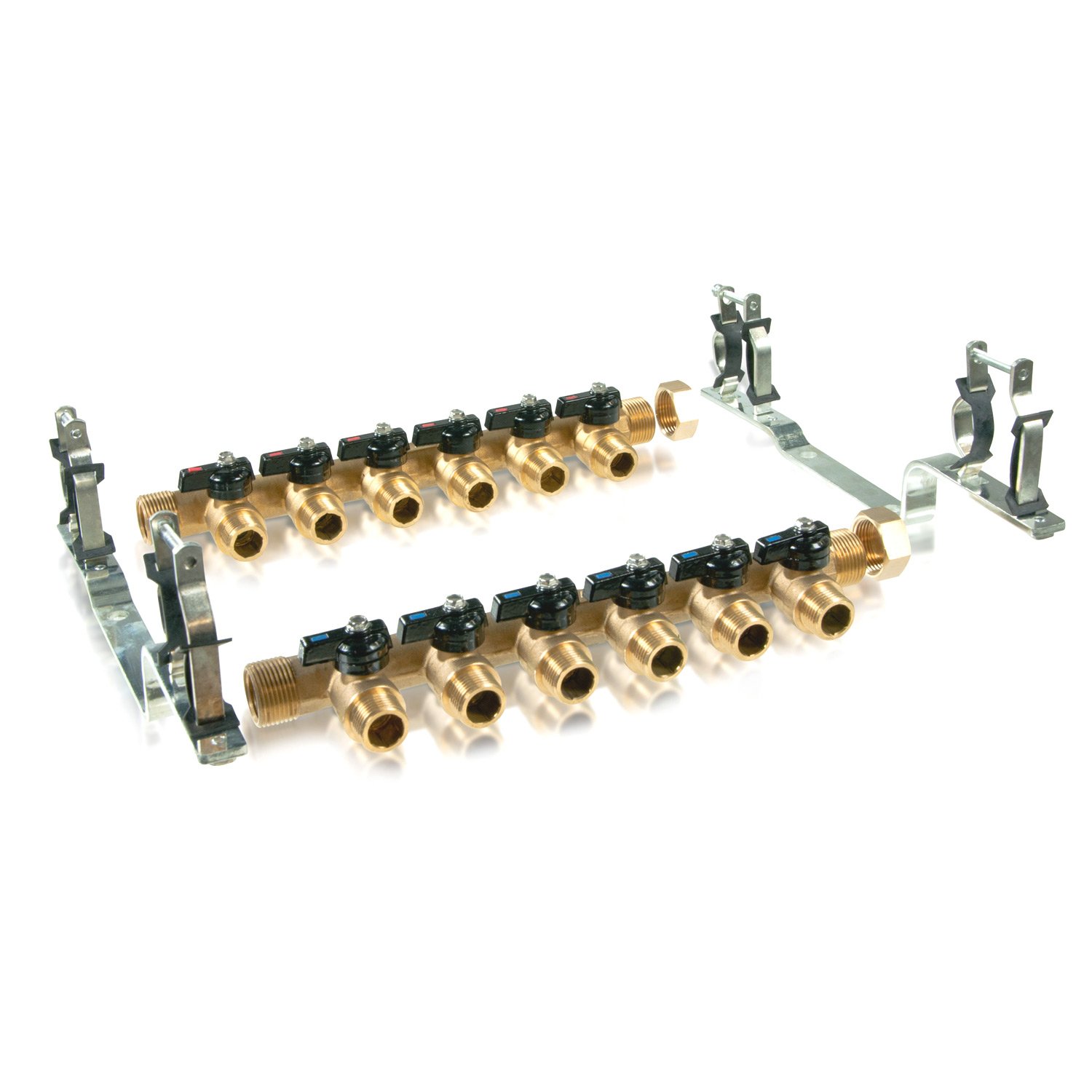Kit collecteur radiateur - Kit collecteur radiateur 6 Circuits