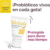 Vista 6 de BioGaia Protectis Gotas probióticas para bebé, esenciales para bebés para alivio de cólicos y gases, seguro para recién nacidos, alivia el llanto