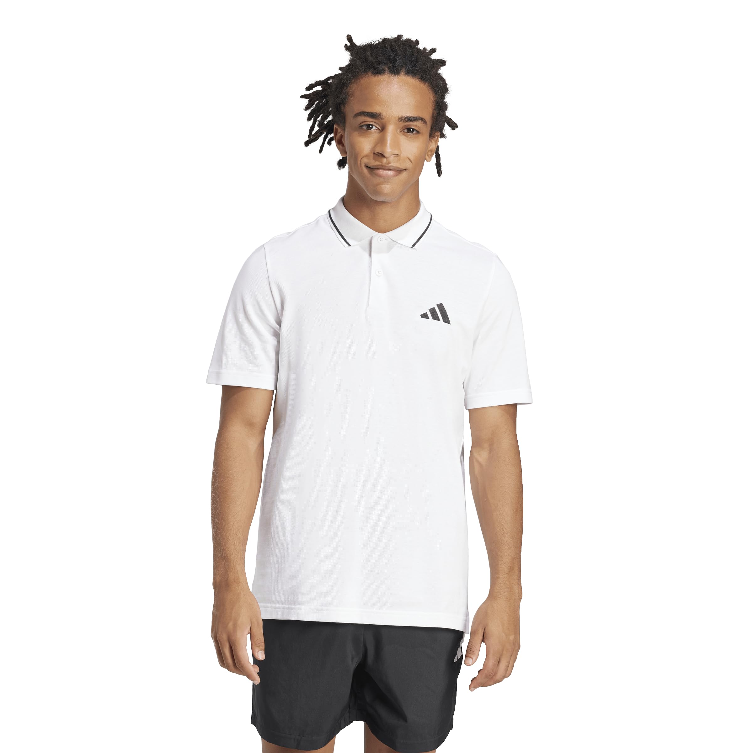 Adidas Essentials Small Logo Pique Polo Shirt Polo Uomo (Pacco da 1)