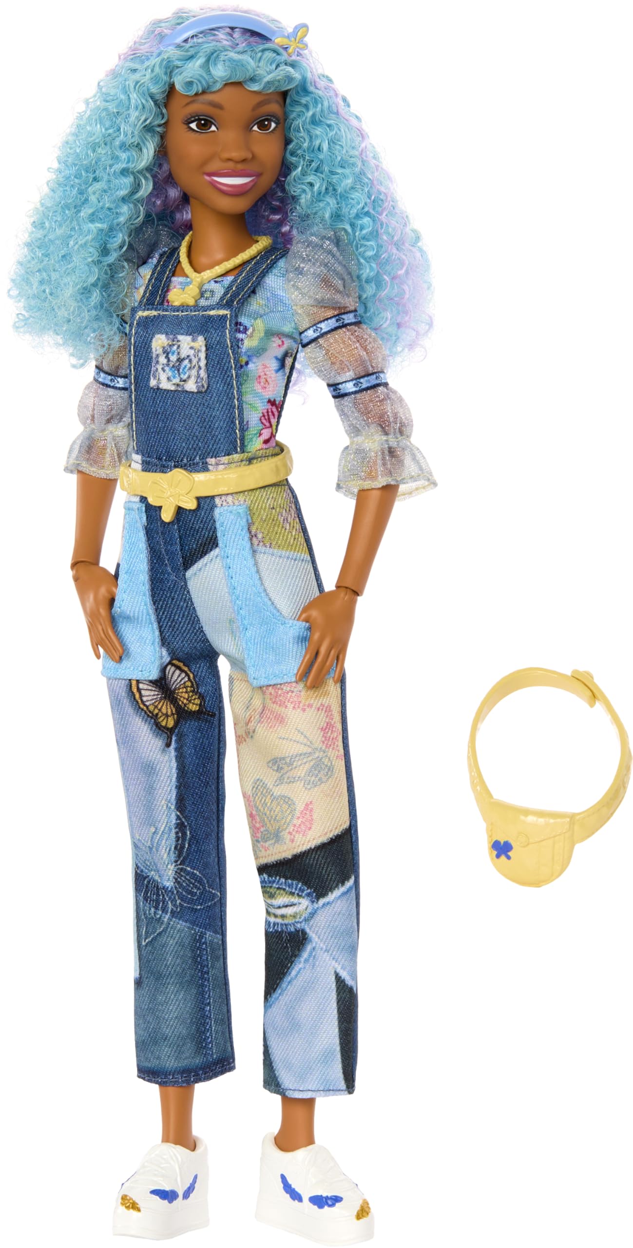 Mattel Disney Descendants 4 : The Rise of Red Fashion Doll & Accessory – Ella, Young Cendrillon avec vêtements inspirés du film