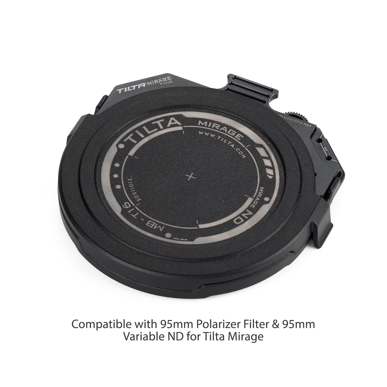 Tilta Mirage Matte Box Cadre de Filtre Circulaire 95mm pour appareils Photo Reflex numériques sans Miroir, avec Bague Adaptateur d'objectif 67mm/72mm/77mm/82mm MB-T16