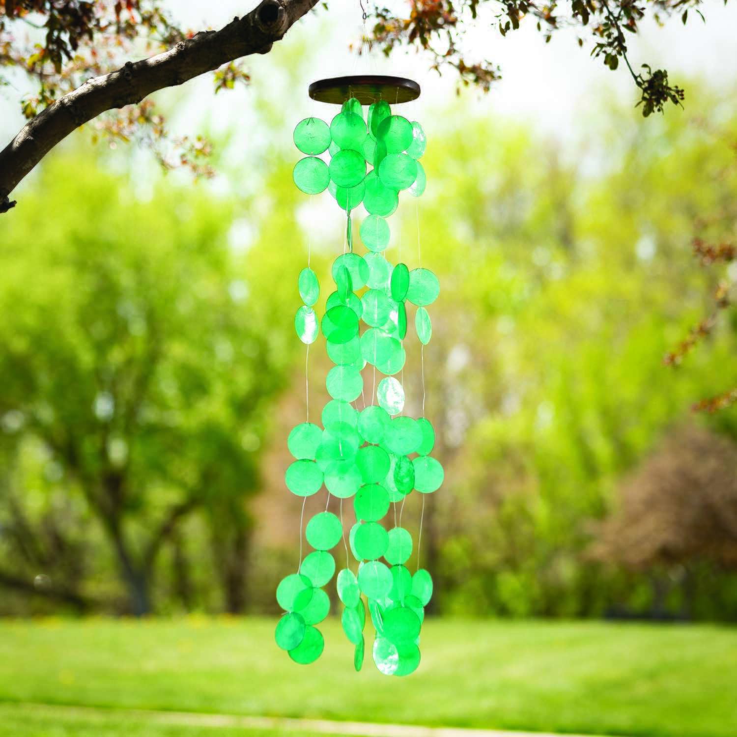 Amazon.com : Woodstock Chimes Capiz Waterfall Wind Chime, 40