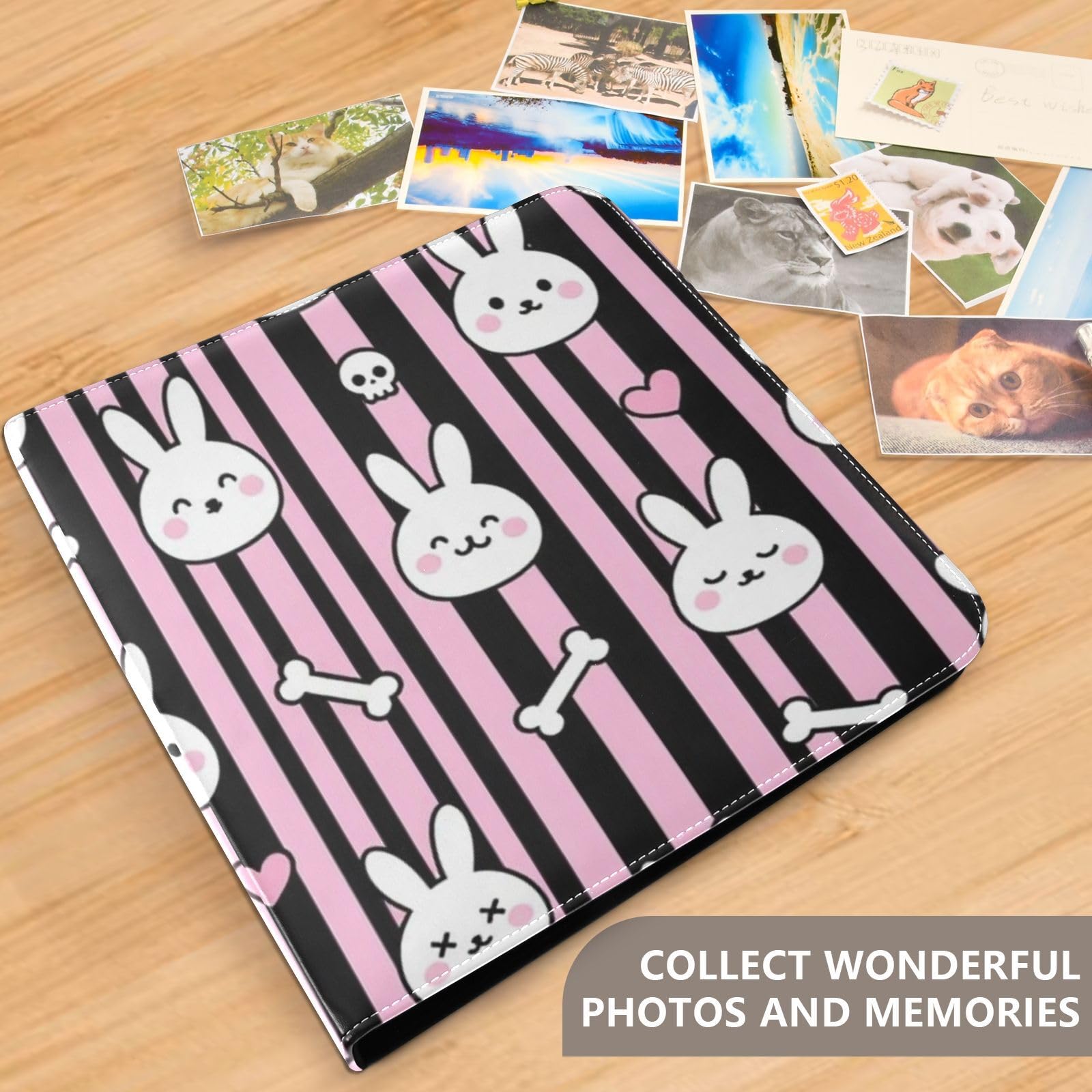 Album de scrapbooking en cuir facile à nettoyer au quotidien