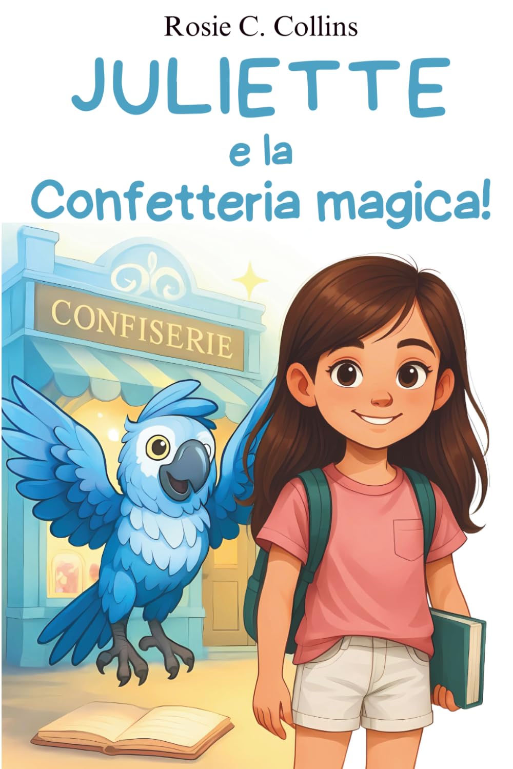 Juliette e la Confetteria magica!: Romanzo illustrato per bambini 7-10 anni: avventura, mistero e magia con una bambina e suo nonno!