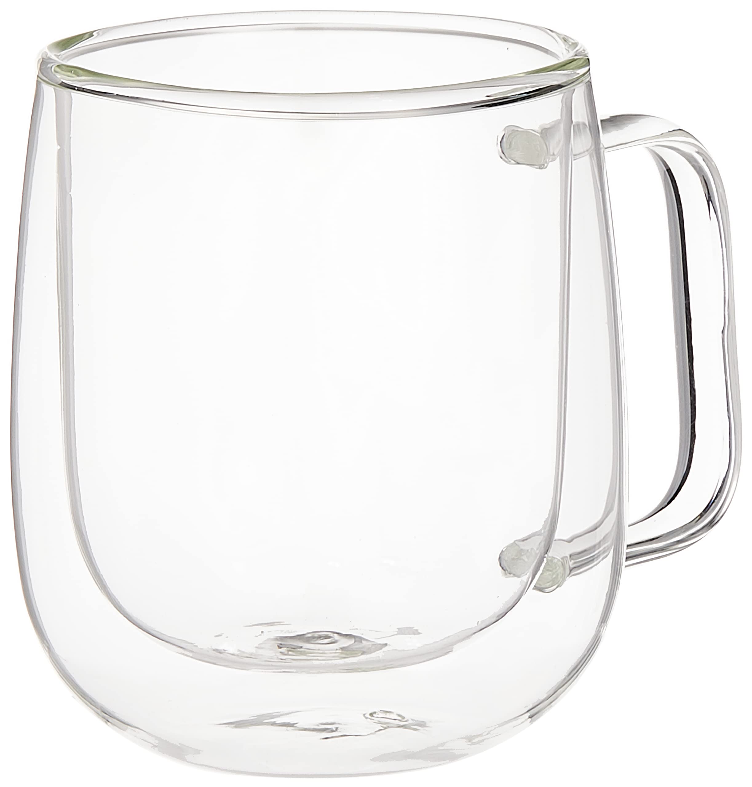 Double Wall Isolated Glass Coffee Mug, 250 ml