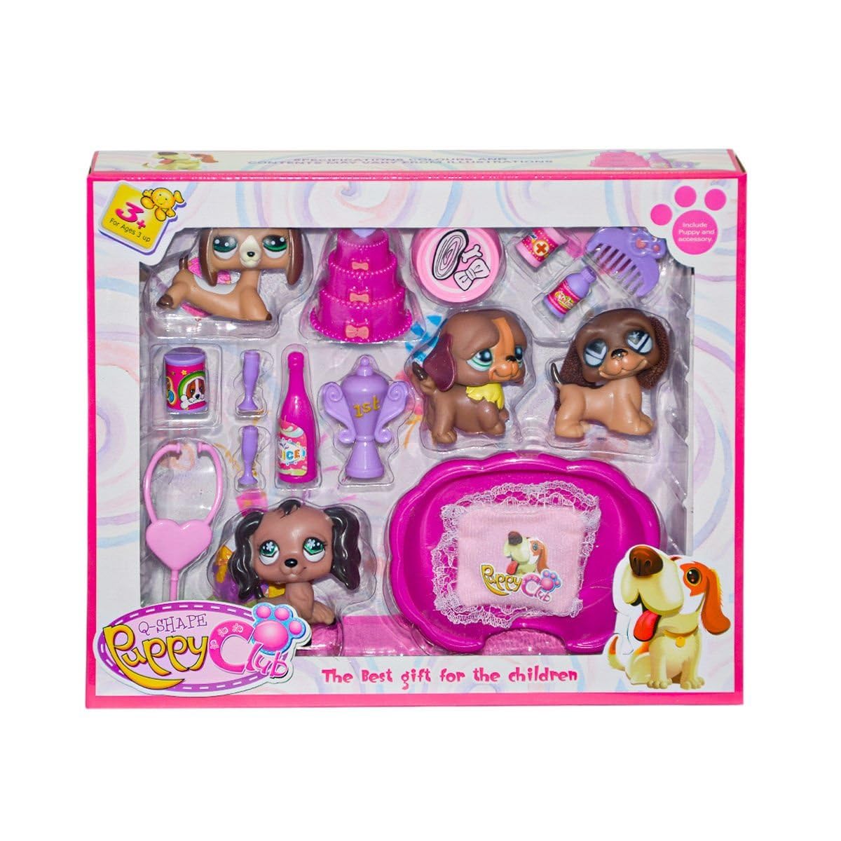 KZL-CL2105ABC KUT YASTIKLI 5LI KOPEK MINIS 60