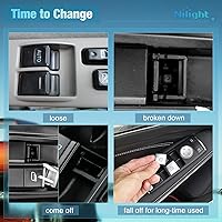 Vista 2 de Nilight Power Master Window Switch Compatible with 2007 2008 2009 2010 2011 2012 2013 Chevy Silverado 1500 2500HD 3500HD GMC Sierra Yukon 2009-2016