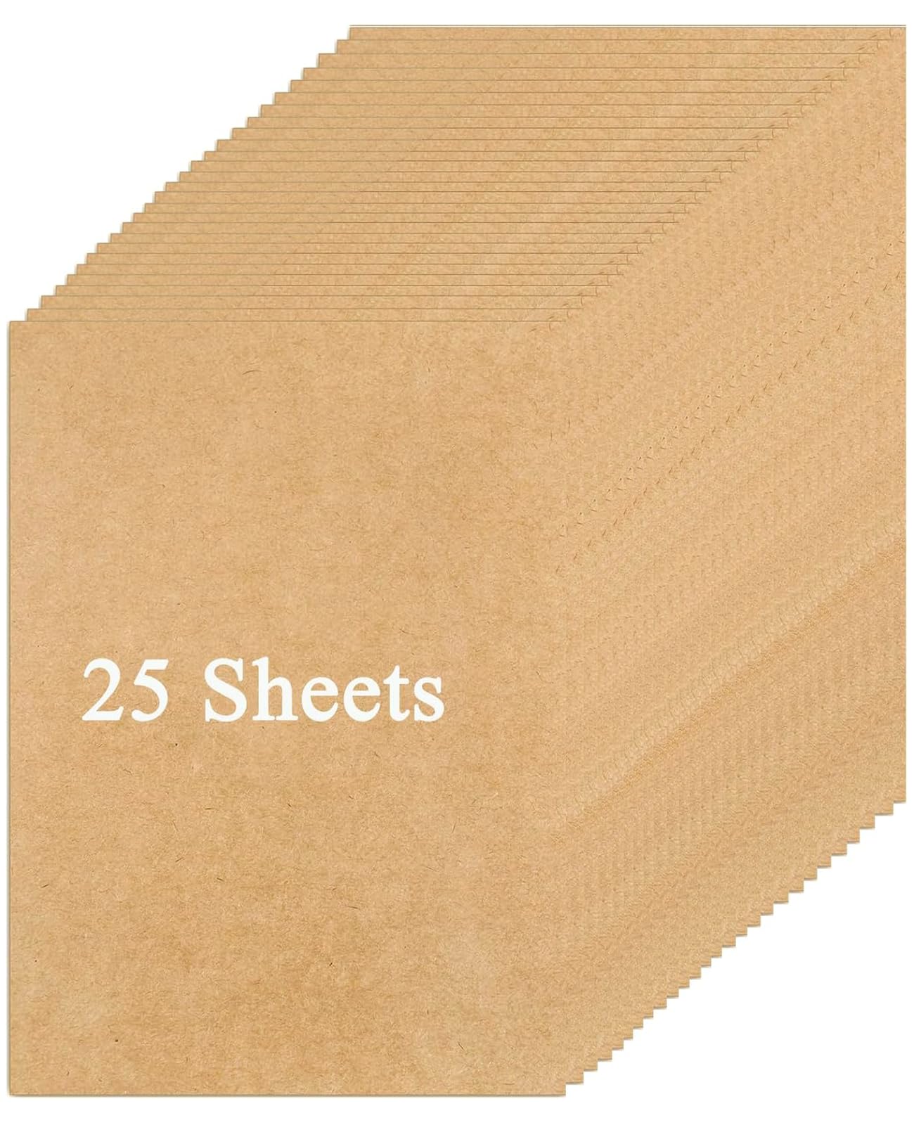 25 Sheets Brown Craft Cardstock Thick Paper Card Stock 250gsm Printer Paper for Invitations,Stationary Printing, Scrapbook, Menus, Wedding, DIY Cards, 8.5 x 11 Inches