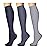 WITHYOU 3 Pairs Compression Socks for Women & Men 15-20 mmHg,Best Support for Nurses Running Hiking