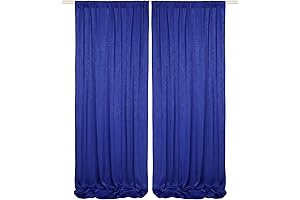 9.6 Ft x 10 Ft Royal Blue Curtain
