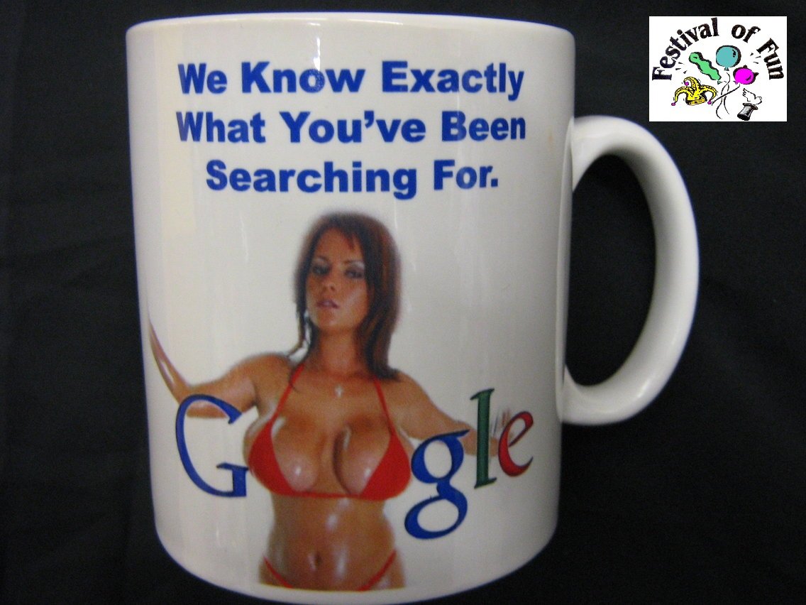 SWR Naughty Google Mug ~ We know what you've been searching for ~ Novelty Gift Mug