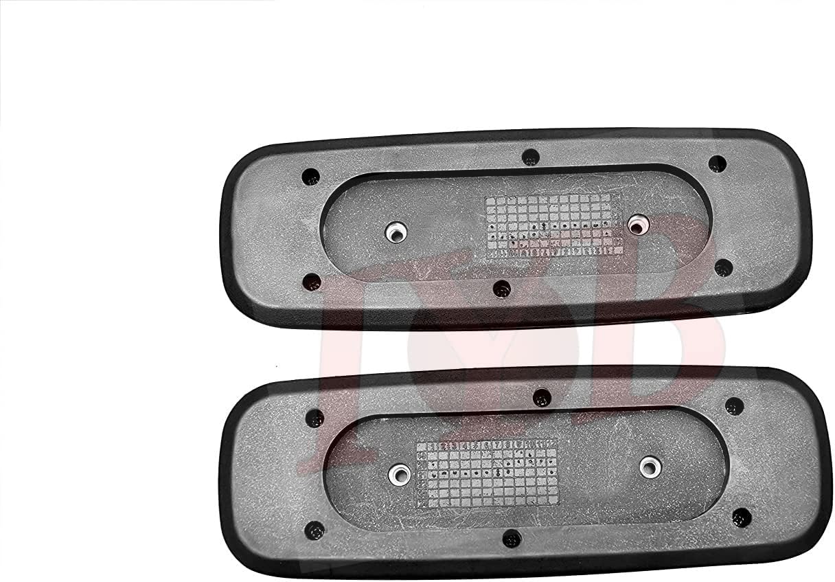 IYB-Office Chair Replacement Plastic Arm Pads, Chair Armrest Pads for Supporting Arms and Elbow (with 4 Free Screws, Black)