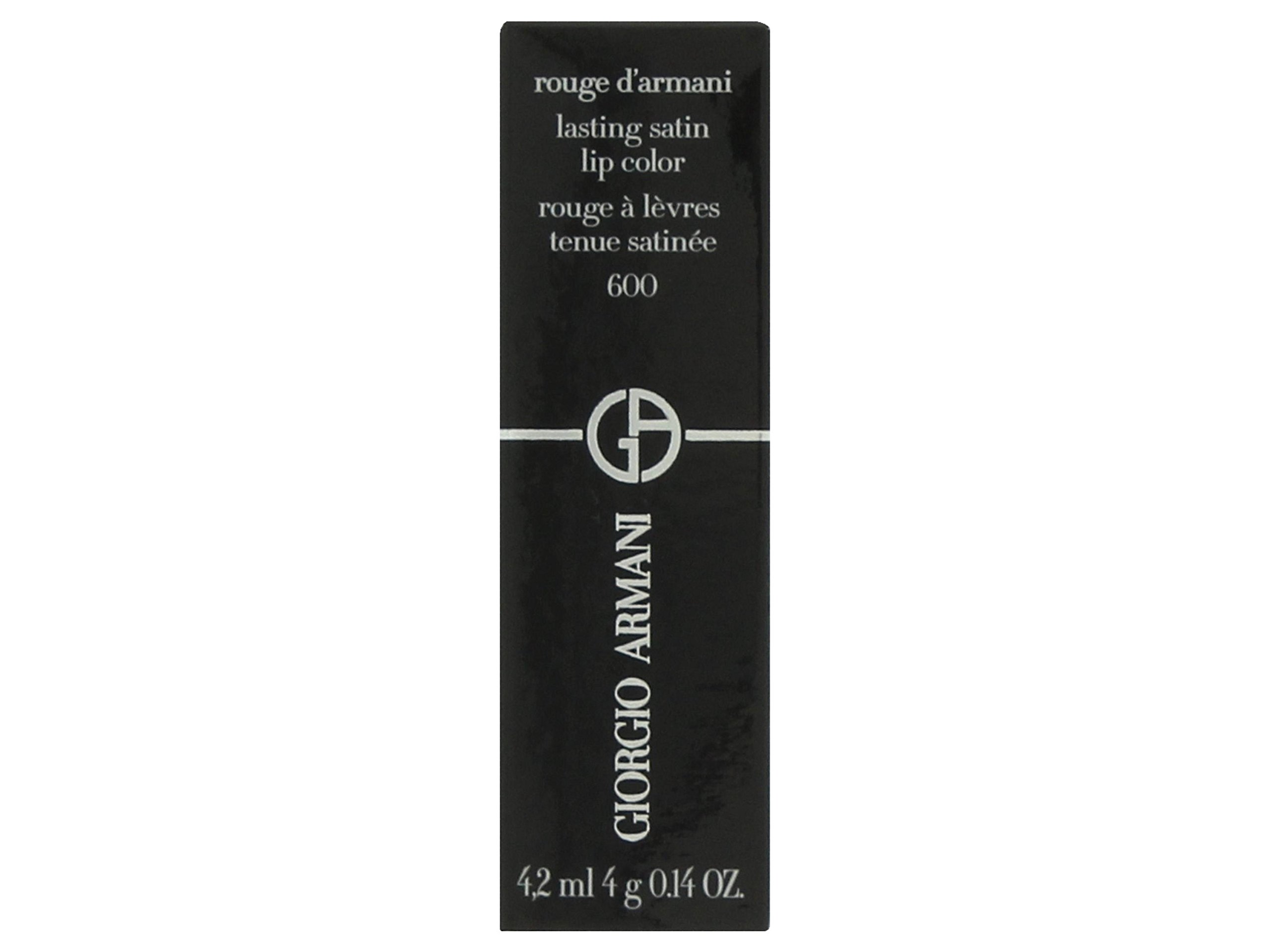 Giorgio Armani Rouge d'Armani Lasting Satin Lip Color Nr. 600 Front Row femme / women, Lippenstift 4 g