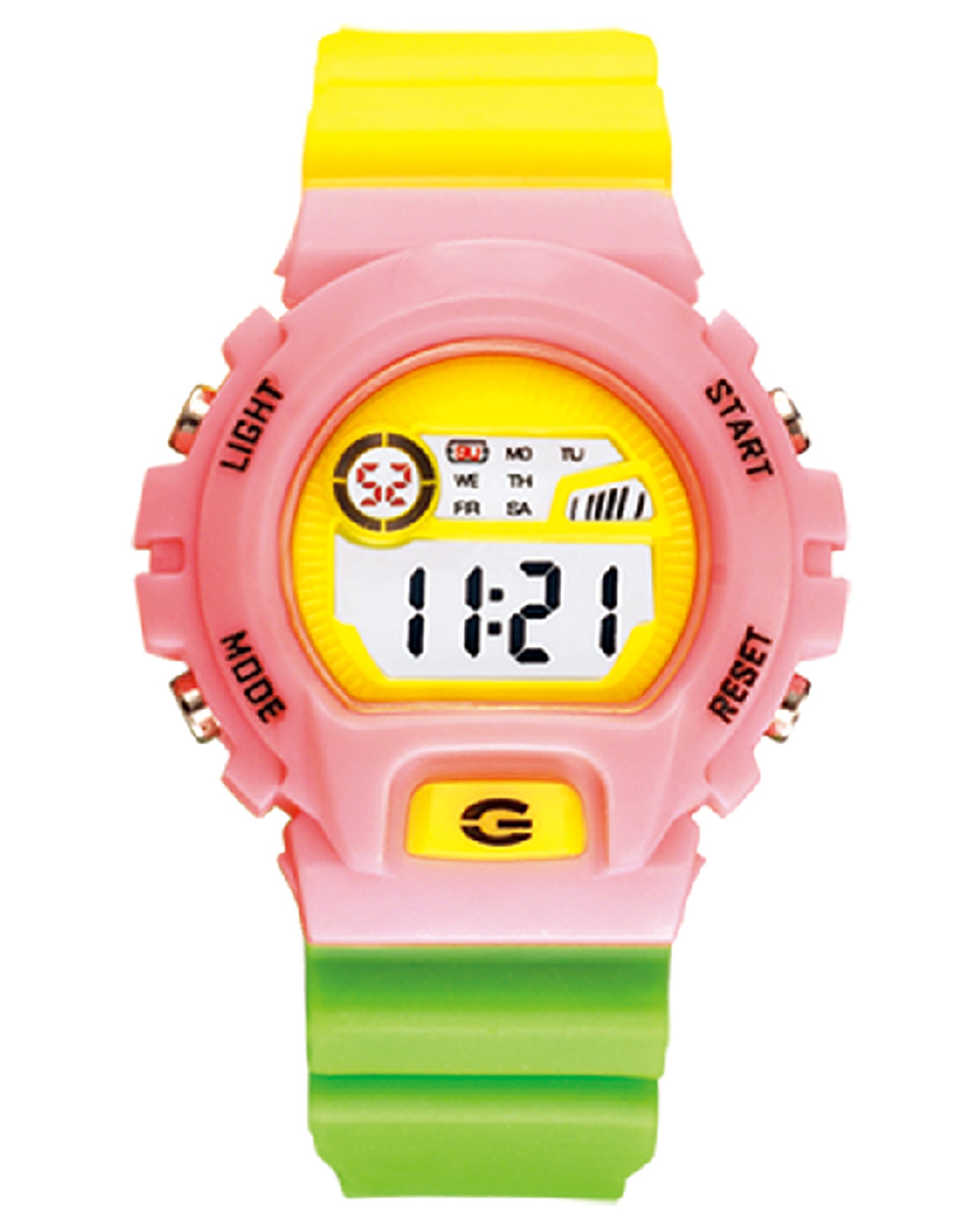 Time Up Digital G-Series Mix Color Combination Dial & Strap Alarm Multifunctional Sports Watch for Kids-KMR-8566115-3 (B07C7BXZF1) Amazon Price History, Amazon Price Tracker