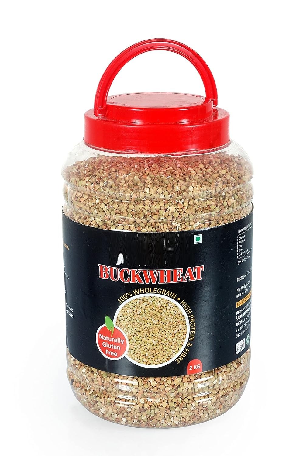 See full amazon price history chart for GO KITCHEN Buckwheat Seeds - 1.8kg Jar | Gluten-Free Buckwheat Whole Grain | Kuttu Giri | High in Plant Protein & Fibre | Grind To Make Flour | Wheat Flours GO KITCHEN Buckwheat Seeds - 1.8kg Jar | Gluten-Free Buckwheat Whole Grain | Kuttu Giri | High in Plant Protein & Fibre | Grind To Make Flour | Wheat Flours (B0D83N13N7) Amazon Price History, Amazon Price Tracker