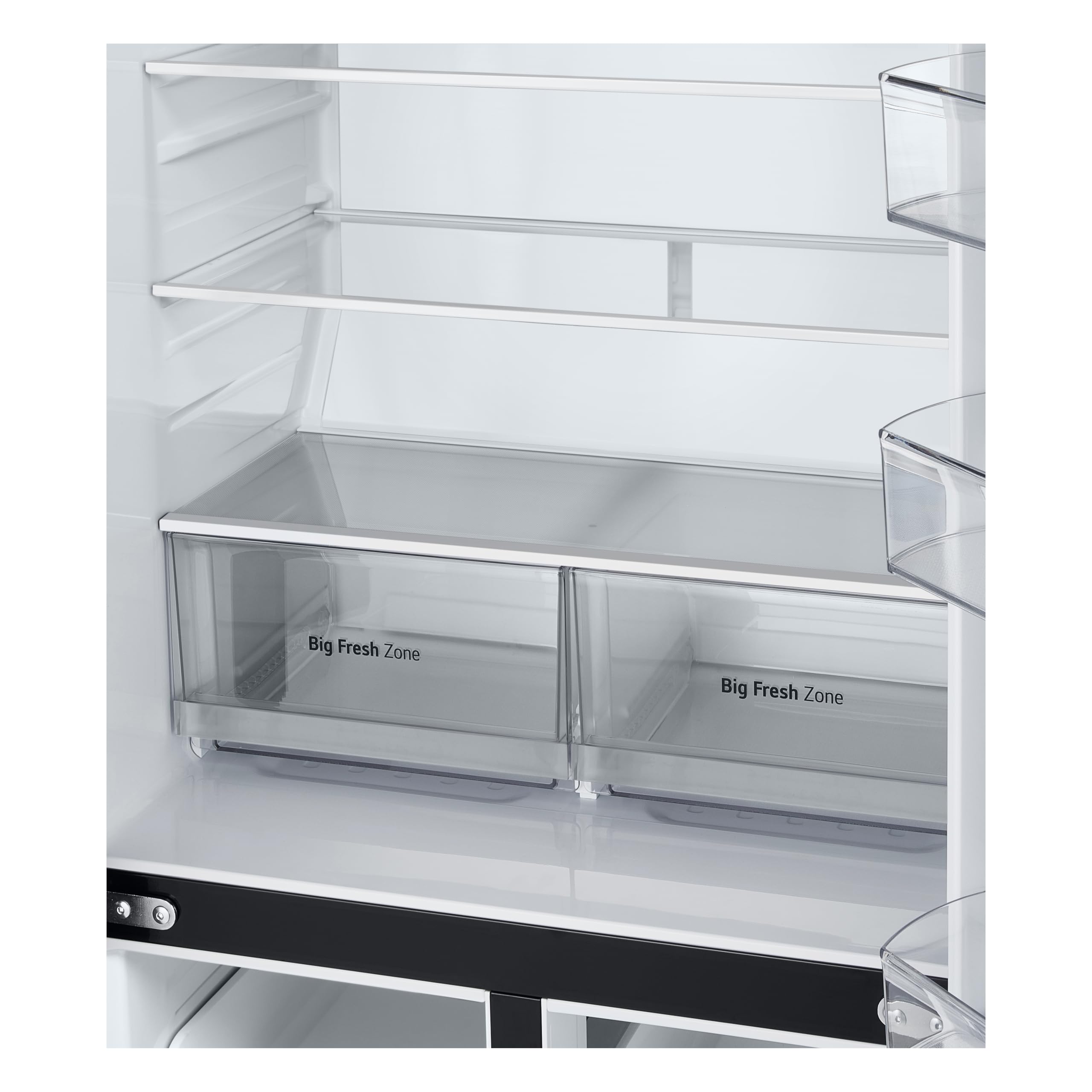 LG GMV860EPDE Frigorifero Slim Multidoor InstaView, Classe E, 530L, Wi-Fi, Linear Cooling, Total No Frost, Controllo da Remoto, Smart Diagnosis, Larghezza 835mm, Nero Opaco