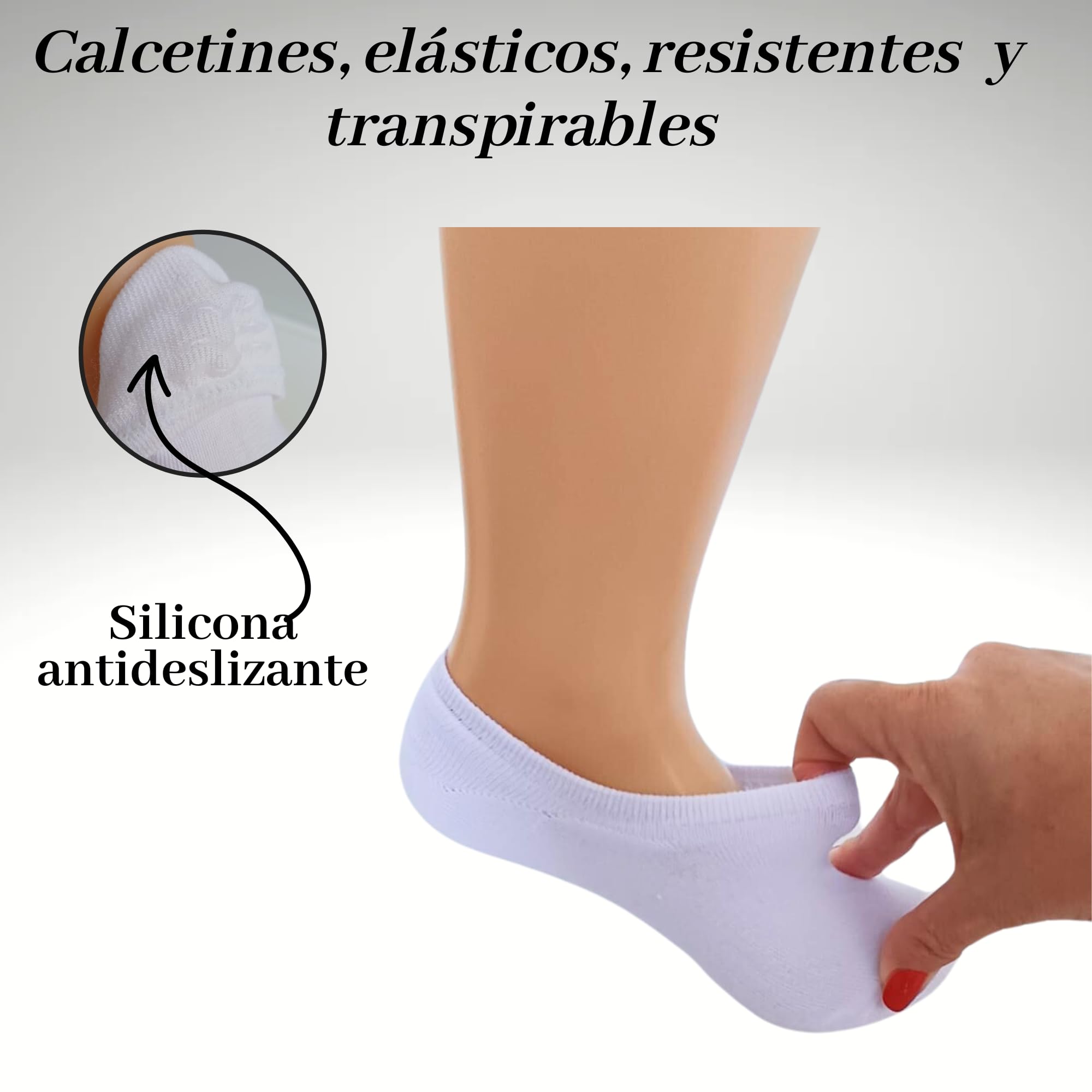 Calcetines invisibles niño/niña, de puro algodón calcetines cortos, medias transpirables suaves, antideslizantes-silicona para cualquier ocasión socks-pinkis-cortos-sport