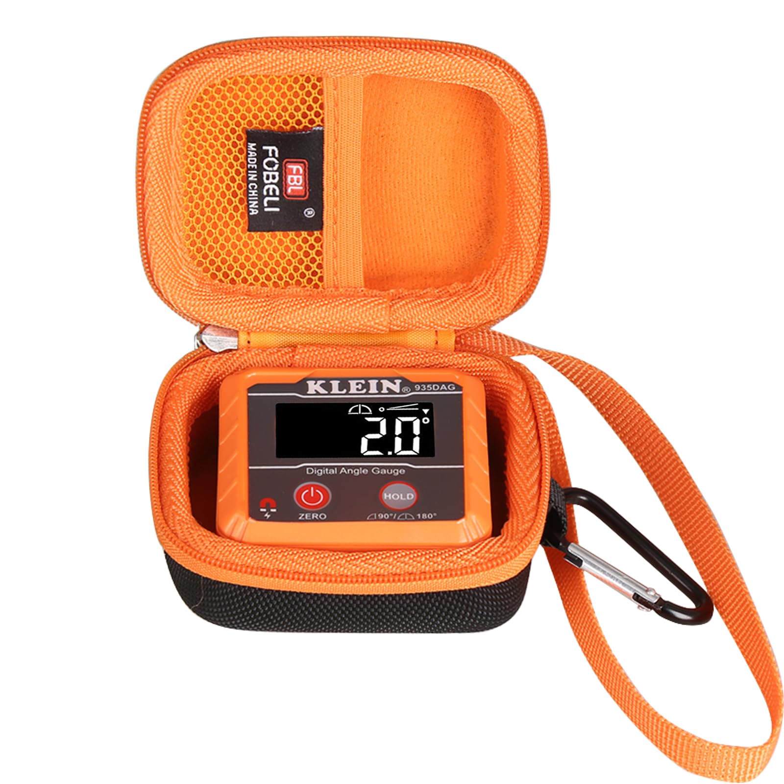 FBLFOBELI Hard Carrying Case for Klein Tools 935DAG/Huepar/RDINSCOS/Calculated Industries 7434 Digital Electronic Level and Angle Gauge