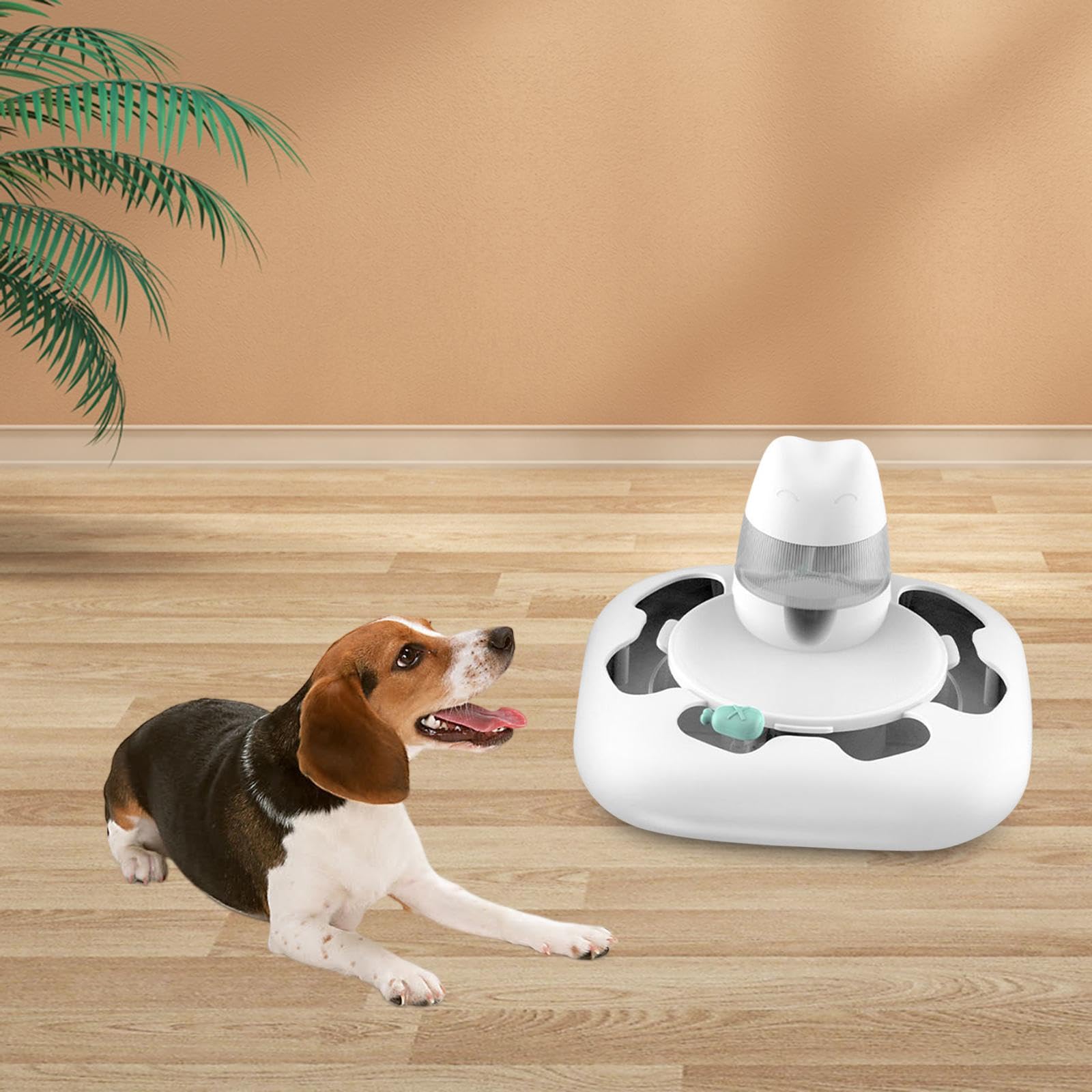Dispensador de Comida para Gatos, Comedero, Juguete Interactivo para El Enriquecimiento Ambiental de Gatos.