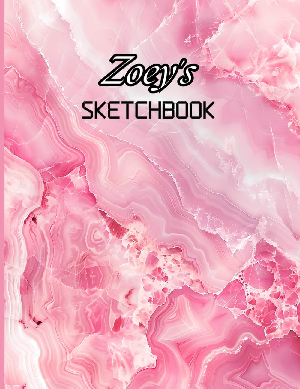 Zoey's Sketchbook: Great Gift for Zoey | Personalized Blank Sketchbook for Girl Name Zoey