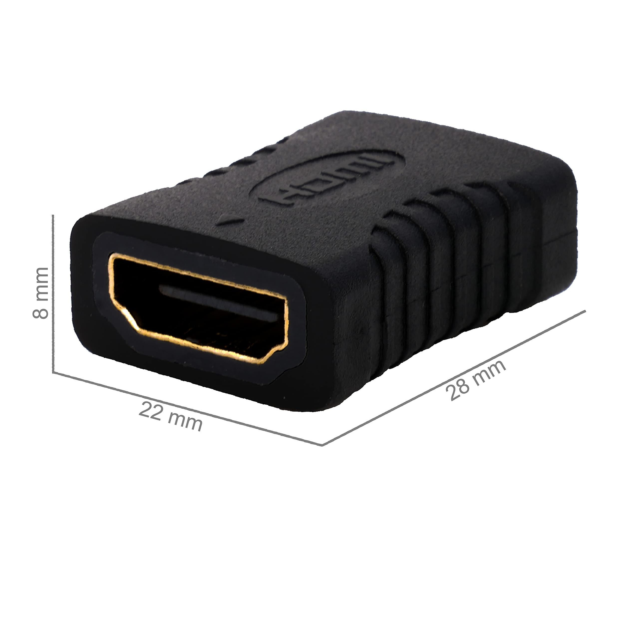 BIGtec Câble d'extension adaptateur HDMI 8K 4K Ultra HD HDR ARC Haute vitesse avec Ethernet