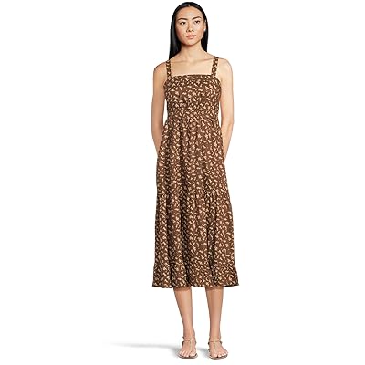 Toad&Co Taj Hemp Tiered Midi Sleeveless Dress Women